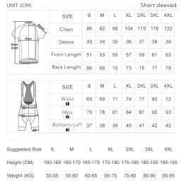 Conjunto de roupas masculinas de ciclismo, camisa de mountain bike, uniforme MTB, roupas de ciclismo, calções de estrada, verão, 2024 - Image 6