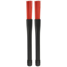Retrátil Drum Stick Bundle Brush, Nylon escovas para baqueta vassoula, sílica Gel percussão com alça - Image 1