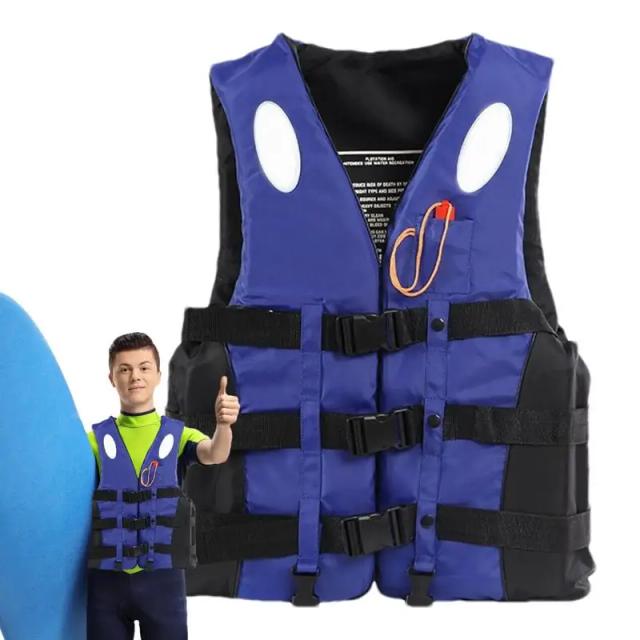Colete Salva-Vidas para Adultos com Cinta de Segurança - Jaqueta Flutuante Ideal para Pesca em Barco e Navegação à Vela