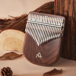 Pequeno Kalimba de Madeira para Iniciantes, Piano Polegar, Instrumentos Profissionais, 17 Chaves, 21 Chaves, Teclado Musical, Iniciante - Image 3