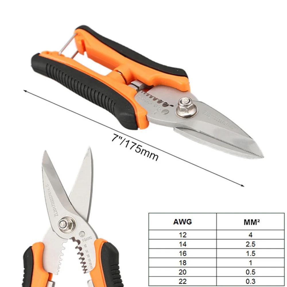 Alicate eletricista profissional, Ferramenta Stripper Wire, Cortadores de fio, Multitool Copper Pipe Crimping Alicate, Ferramentas manuais - Image 1