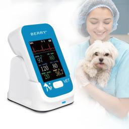 Berry Pet Saúde Bluetooth Veterinária Multiparameter Monitor, medidor De Oxigênio No Sangue, ECG - Image 1