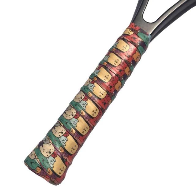 Overgrips de Raquete de Badminton Absorção de Choque Multicoloridos 110cm