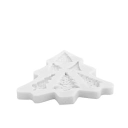 Moldes De Silicone De Forma De Árvore De Xmas, Ferramentas De Cozimento Reutilizáveis, Decoração De Bolo DIY, Artesanato De Doces, Chocolate, Molde De Biscoitos, Acessórios Suprimentos - Image 3