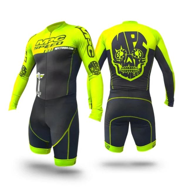 Mpc Terno de Corrida Velocidade Inline Patinsuit Patinação Rápida Triathlon Skinsuit Competição Terno Bicicleta Esporte Corrida Macacão