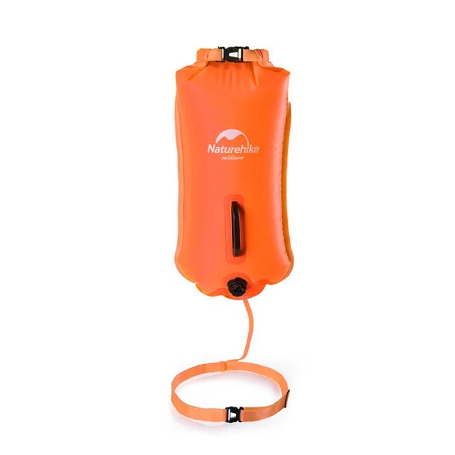 Bóia de Natação Inflável Naturehike com Armazenamento Impermeável de 28L e Cinto Ajustável para Flutuação Segura