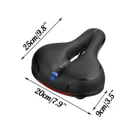 Mtb assento de sela da bicicleta grande butt bicicleta estrada mountain bike confortável almofada gel macio almofada do assento sela bicicleta ciclo - Image 6