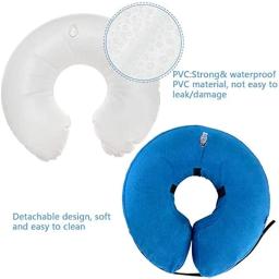 Coleira Inflável Protetora, Colar de Recuperação, Cones para Pet após cirurgia, Cone macio para cães pequenos, médios ou grandes, Gatos - Image 4