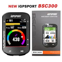 IGPSPORT-Computador Ciclismo À Prova D' Água, Acessórios de bicicleta, GPS sem fio com Sensores, Monitor de Freqüência Cardíaca, Bsc300, BSC300 - Image 1