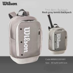 Mochila de tênis esportiva para raquetes Valise, Mochila para homens e mulheres, Acessórios de tênis jovem, WRZ80053, Original - Image 1