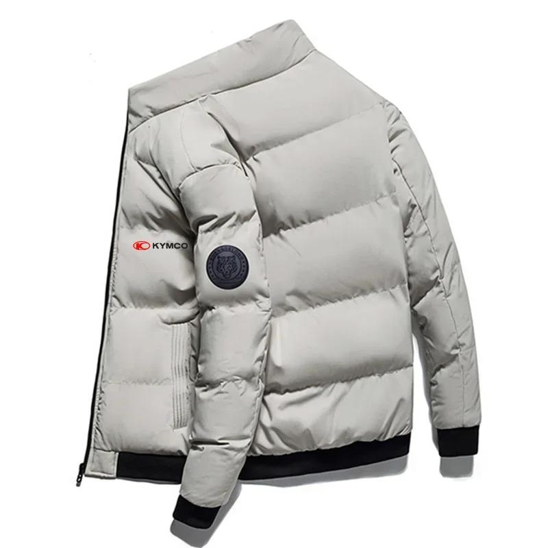 Para o novo inverno de 2025, parkas masculinas, jaquetas, coleiras elegantes de estilo coreano, grosso, quente, à prova de vento, vitória casual - Image 1