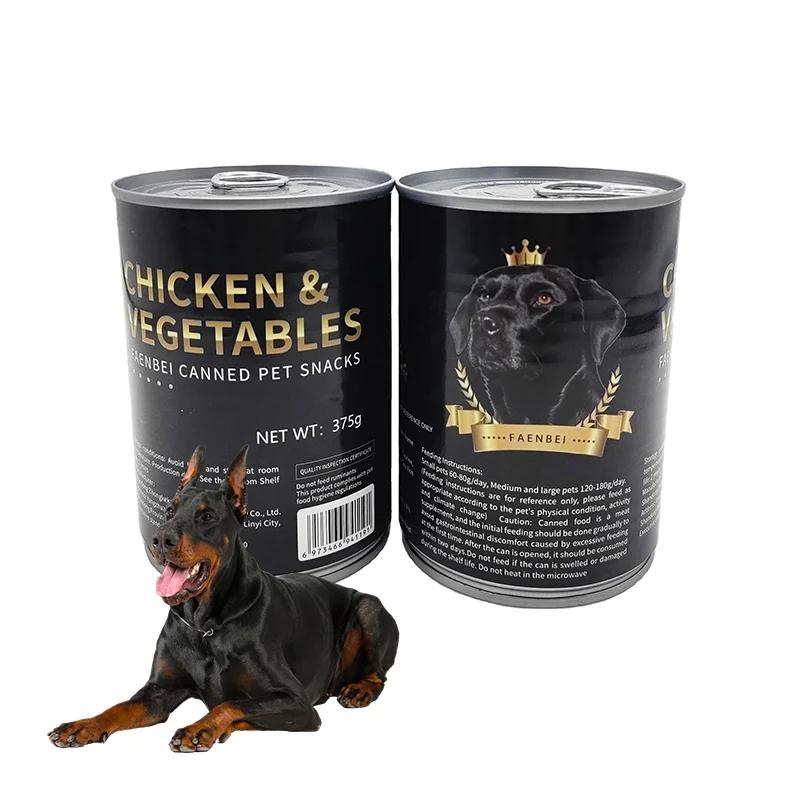Pet Comida Enlatada Snacks Wet Dog Food, Atacado, 375g, Fábrica - Image 1