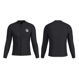 Novo terno de mergulho profissional dos homens à prova de frio quente 3mm neoprene calças superiores dividir terno masculino grosso wading natação surf wetsuit - Image 5