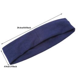 Headbands esportivos ajustáveis para mulheres e homens, headbands de ioga, correndo, suor, elástico, monocromático, bandas de cabelo, simples, verão, 7 peças por lote - Image 6