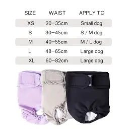 Fraldas laváveis para cães fêmeas, fraldas reutilizáveis para cães, altamente absorventes, à prova de vazamento, fralda de cachorro para fêmea - Image 6