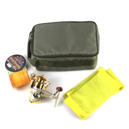 Saco de equipamento de pesca à prova dwaterproof água saco de pesca portátil saco de engrenagem de carretel de pesca com 3 divisores ajustáveis para fiação arremesso - Image 5