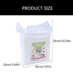 Roupa cama pequena para animais estimação papel natural 450g com controle odor, coelhos hamsters - Image 6