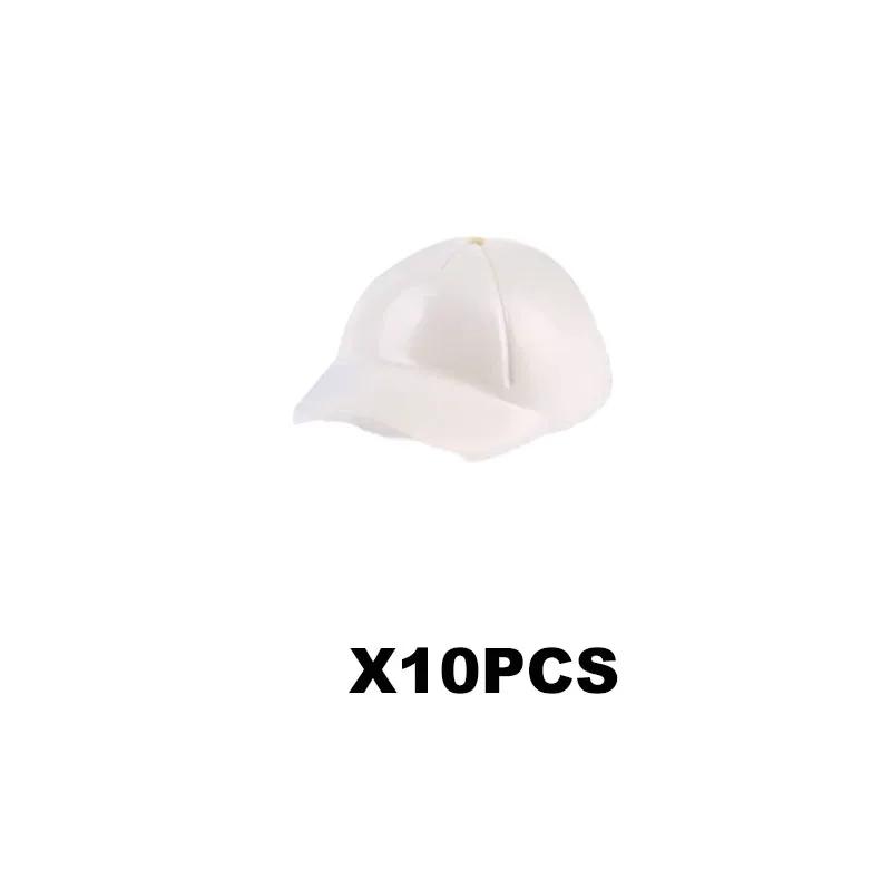 Moc blocos de construção militares acessórios figuras capuz chapéu da marinha alemão capacete boina boné de lã de beisebol diy mini brinquedos tijolos presentes - Image 1