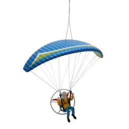 Mini Paramotor Modelo Paraglider, Paraquedista Rigger Parachute, Decoração De Ornamento, Parapente Artesanal, Pingente De Carro, Presente De Natal - Image 2