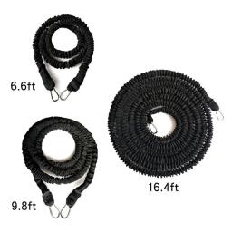 Bungee resistência cabo conjunto de fitness taekwondo hóquei futebol basquete esgrima salto movimento lateral sprint treinamento de velocidade excessiva - Image 4