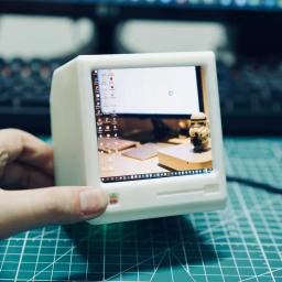 Computador Retro Macintosh, Tela Secundária, Mini TV, Tela Externa - Image 2