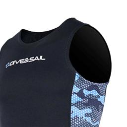 Colete de roupa de mergulho masculino, colete de mergulho sem mangas, esportes aquáticos, 2 mm moderno, neoprene, - Image 5