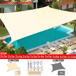 Impermeável ao ar livre toldo Oxford pano, Protetor solar Anti-UV, Capa de chuva para jardim, Pátio, 300D, 3x3m, 3x4m, 2x3m - Image 1