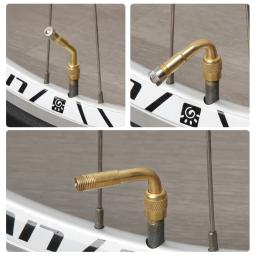 1/2/4 pçs 45 90 135 graus ângulo dobrado válvula adaptador de extensão da válvula do pneu da bicicleta adaptador conector da válvula do pneu acessórios - Image 5