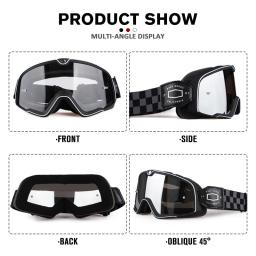 Óculos retrô para bicicletas, óculos de esqui, óculos de sol atv, cinto antiderrapante, antiuv, cafe racer, chopper, ciclismo, corrida, frete grátis - Image 6
