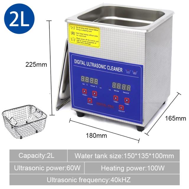 Limpador Ultrassônico Profissional 2L-10L com Aquecimento