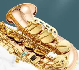A-W01 fósforo cobre saxofone alto, instrumento musical, E sax série, bocal, palhetas, caso do pescoço, alta qualidade, novo, 2023 - Image 6