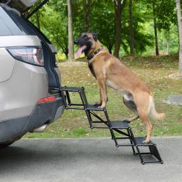 Carro ao ar livre montada escada para pet, escada dobrável cão, chuveiro rack, escada, Pet fornecimentos, novo, 2024 - Image 1