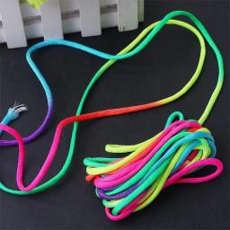 Corda de paraquedas para escalada e acampamento, equipamento de sobrevivência, pulseira, 7 Strand, cores do arco-íris, 5 metros, 4mm - Image 2