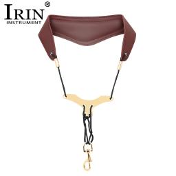 IRIN-Saxofone Couro Correia Do Pescoço, Cinto De Sax Para Soprano, Tenor, Sax Alto, Ventile Suave, Acessórios Para Instrumentos De Soprano - Image 1