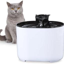 Inteligente de aço inoxidável Cat Water Fountain, bebedor automático, Gatos Alimentador, Pet Water Dispenser, Bebedouro - Image 2