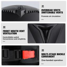 Capacetes unissex Racing Motobiker Flip Up, Capacete de Motocicleta, Rosto Inteiro, Lente Dupla Modular, Seguro, Homens, Mulheres, Adulto, 2021 - Image 6