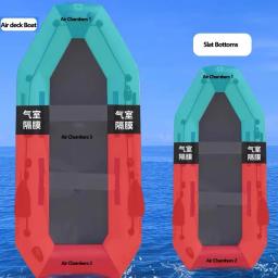 Barco inflável de 2.0-3.6m com conjunto de motor de barco elétrico 0.9mm engrossado malha tripla camada caiaques hovercrafts barco de pesca luya - Image 4