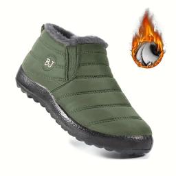 Sapatos femininos de inverno novo casal engrossado sapatos de algodão quente antiderrapante botas de neve impermeáveis botas de algodão sapatos de verão femininos - Image 2