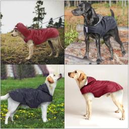 Impermeável Pet Raincoat com tira reflexiva, Roupa do cão, Cat Hooded Jacket, Outdoor Supplies - Image 5
