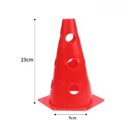Cone do sinal do futebol para o treinamento do futebol, obstáculos, desgaste-resistente, balde, Footwork, barreira, marcador, roadblock, logotipo, 23cm - Image 6