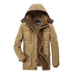 Jaqueta longa de caxemira masculina, parka masculina, casacos quentes, roupas engrossadas,-30 ℃, 7XL, alta qualidade, moda, inverno, 2024 - Image 1