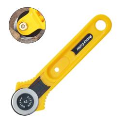 Patchwork Roller Wheel Faca redonda Faca de corte de pano Artesanato de couro Lâmina de corte rotativa circular Ferramentas de costura DIY 28mm 45mm - Image 1