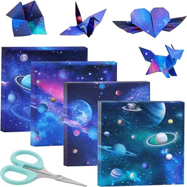 Papel de Origami Japonês Dobrável 6x6 Polegadas com Padrão Tradicional para Artesanato DIY e Decoração