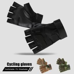 Luvas de Caça, Absorção de Choque, Bicicleta, Ciclismo, Escalada, Paintball, Tiro, Ao Ar Livre, Tático - Image 3