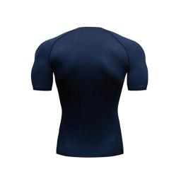 Camisas de compressão atlética masculina, secagem rápida, protetor de pele respirável, tops apertados, verão - Image 5