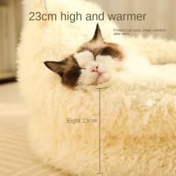 Quente e acolhedor canil Alpaca para sono profundo, cama do cão, tapete de gato, pet fornecimentos, inverno - Image 3