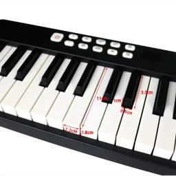 Piano digital dobrável de 88 teclas, controlador multifuncional, flexível, elétrico, instrumento musical - Image 4