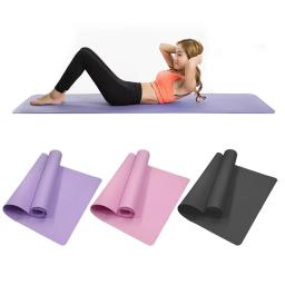 Thick EVA Anti-Slip Yoga Mat, Esporte Fitness Cobertor para Exercício, Yoga e Pilates, Equipamento de Ginástica, 4mm - Image 1