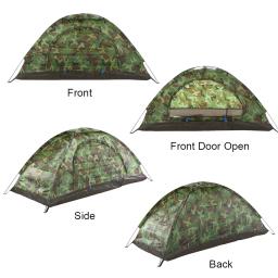 Poliéster Ultralight Caminhadas Tenda, Caminhadas Kits, Camping Tent, 1 Pessoa, 2 Pessoas, Conveniente para armazenar Fibra de Vidro, Toldos - Image 5