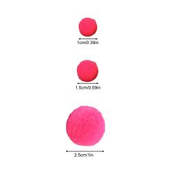 400/200/100 peças poms de cores misturadas artesanato pom pom bolas pompons coloridos para arte e artesanato fazendo decoração - Image 6